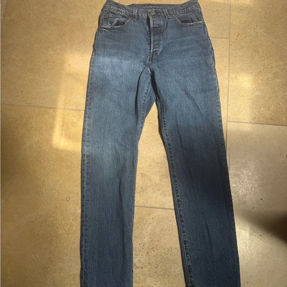 Dark Wash Denim Jeans Levis 501